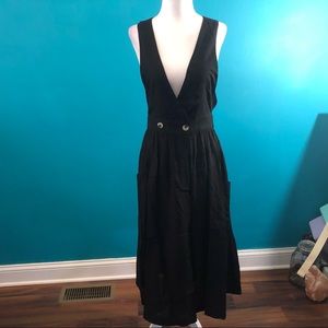 Free People Black Cover Up Dress